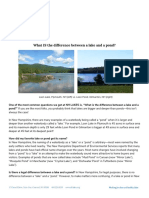 2 Lake Ecology Difference Between A Lake and Pond NH LAKES PDF