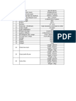 Specification Sheet