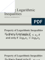 Solving Logarithmic Inequalities: General Mathematics