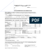 Application For Determination of Civil Indigent Status