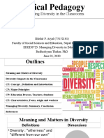 In Managing Diversity in The Classrooms in Managing Diversity in The Classrooms