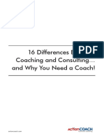 16 Differences Between Coaching and Consulting and Why You Need A Coach!