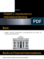 Chapter 1: Introduction To International Banking