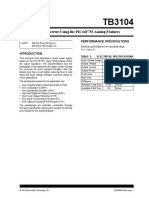 Boost Converter Using The PIC16F753 Analog Features: Performance Specifications