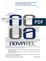 Drive Test (DT) Performing and Analysis