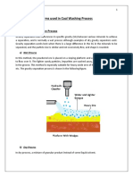 Terms Used in Coal Washing Process