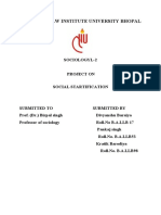 National Law Institute University Bhopal: Sociologyl-2