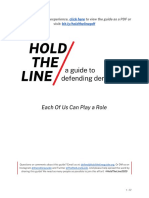 Hold The Line - A Guide To Defending Democracy