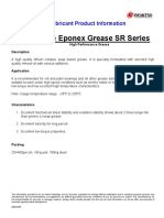 Daphne Eponex Grease SR Series: Lubricant Product Information