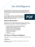 The Basics of Business Intelligence