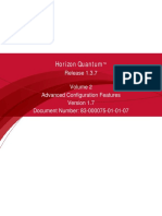 Horizon Quantum, R1.3.7, Volume 2, Advanced Configuration Features, Version 1.7 PDF