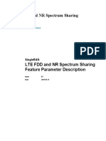 LTE FDD and NR Spectrum Sharing Feature Parameter Description