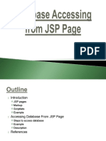 Database Access From JSP Page