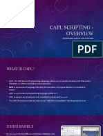 CAPL Scripting - Overview