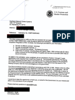 Responsive Document - CREW v. Dept. of Homeland Security: Regarding Contracts With Former Officials: LTR - Subject-Solicitation No HSBP1006R0463