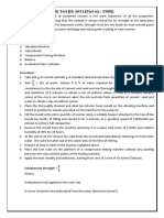 Compressive Strength Test (IS: 4031 (Part 6) - 1988)