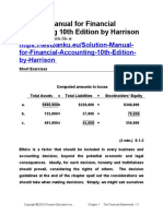 Solution Manual For Financial Accounting 10th Edition by Harrison