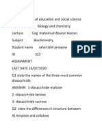 Assignment Biochemistry