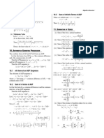 10.3 Sum of Infinite Terms of AGP: Algebra Booster