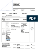 Comparison Sheet - DUCT ADHESIVE