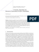 A Competitive Genetic Algorithm For Resource-Constrained Project Scheduling