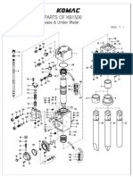 Martillo Komac KB1500 Parts Manual