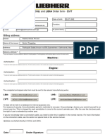 Sculi and Lidia Order Form - Emt: User Information