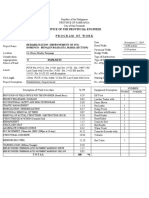 Sto. Domingo Minalin Road Program Revised