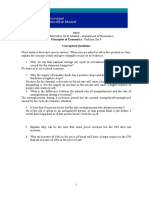 Principles of Economics - Problem Set 9 Conceptual Questions