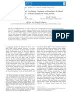 Childhood Trauma and Psychiatric Disorders As Correlates of School Dropout in A National Sample of Young Adults