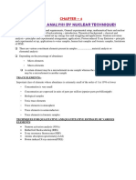 Material Analysis by Nuclear Techniques: Chapter - 4