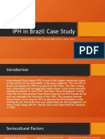 IPH in Brazil Case Study: Audrie Bielskis, Sirah Camara, Mike Butler, Adam Willis