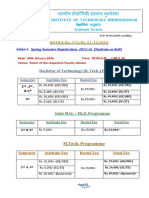 Indian Institute of T Echnology Bhubaneswar: NOTICE No. 372/Dt. 21 .12.2015