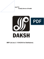 Dakshpharma MRP Product List 11 04 2019 PDF