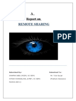 Remote Sharing Application