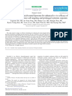 PEGylated Hyaluronic Acid-Coated Liposome For