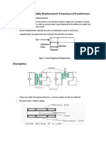 LVDT - Linear Variable Displacement Transducers/Transformers