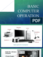 Basic Computer Operation