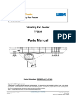 TF5820 Vibrating Feeder Parts Manual TF5820-047-J1349