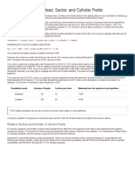 5 Partition Table Starting and Ending Head, Sector, and Cylinder Fields PDF