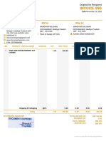 Invoice 990: Document Express Bill To: Ship To