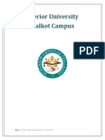 Superior University Sialkot Campus: Hostel Management System