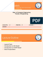 Network Models: Dept. of Computer Engineering Faculty of Engineering