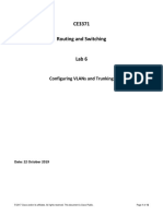 Lab6 - Configuring VLANs and Trunking