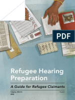 Refugee Hearing Preparation: A Guide For Refugee Claimants