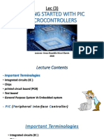 Getting Started With Pic Microcontrollers: Lecturer: Arwa Alaaeldin Mursi Elamin 2018