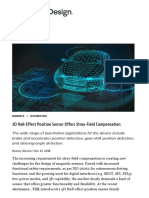 3D Hall-Effect Position Sensor Offers Stray-Field Compensation