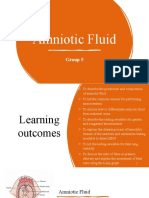 Amniotic Fluid: Group 5