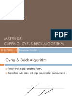 Materi 05. Clipping: Cyrus-Beck Algorithm: Komputer Grafik 2020/2021 - 1