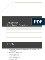 Javascript: Events and Functions